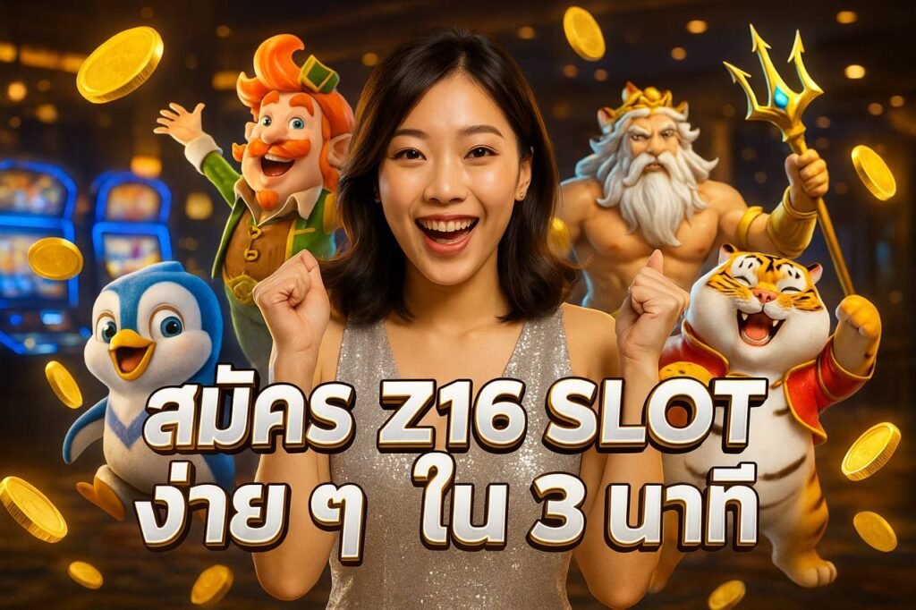 สมัคร Z16 SLOT ง่าย ๆ ใน 3 นาที